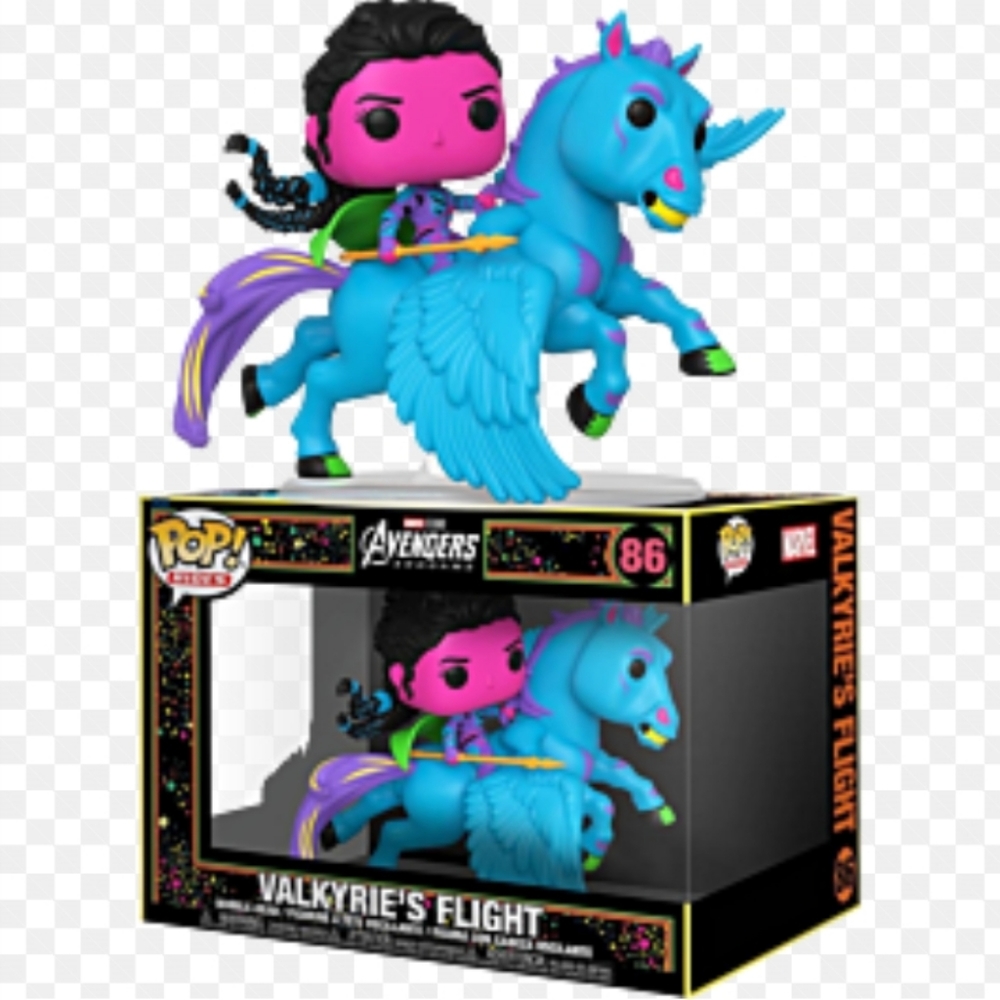 Marvel Avengers 4: Endgame - Valkyrie’s Flight Blacklight Funko Pop! Rides #86